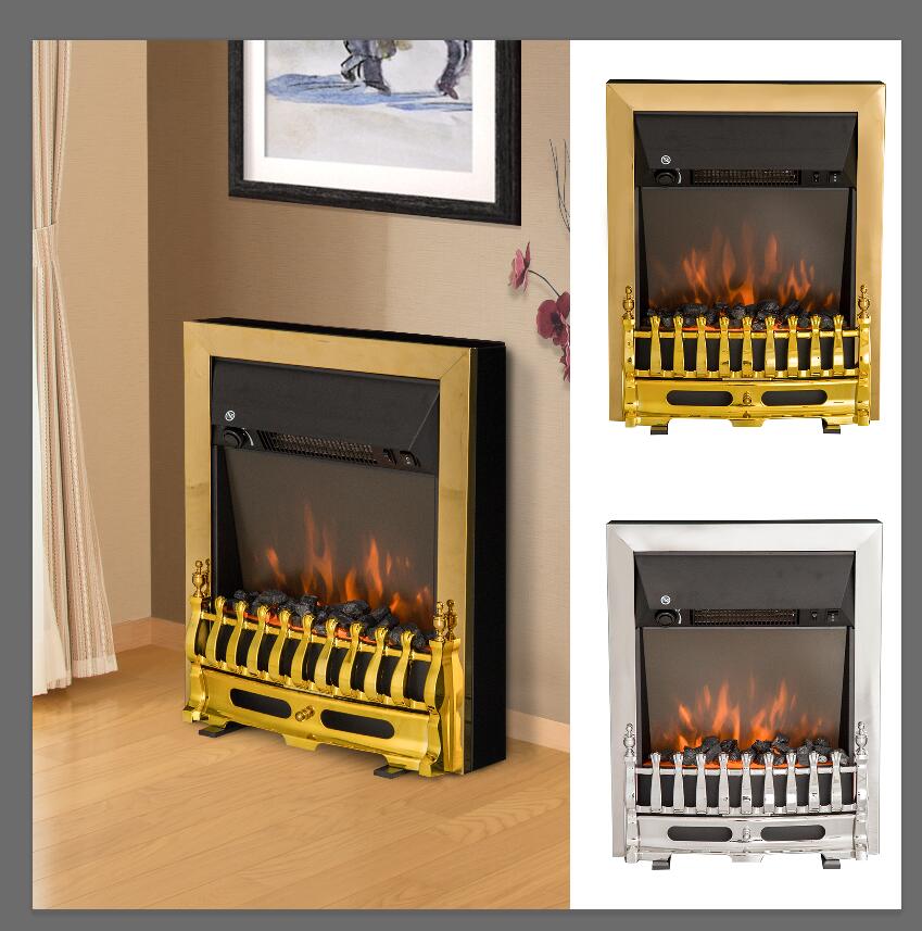 Elektrokamin Kaminofen 2000W Elektrischer Kamin Wandkamin Flammeneffekt